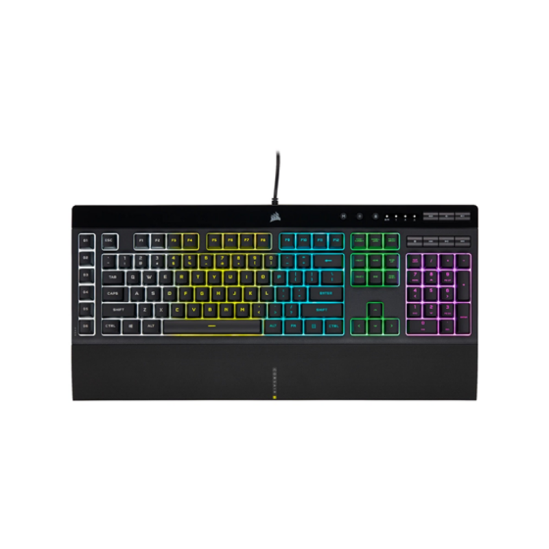 Teclado Gamer Rgb Corsair K55 USB 111 Teclas Español Resistente A Derrames