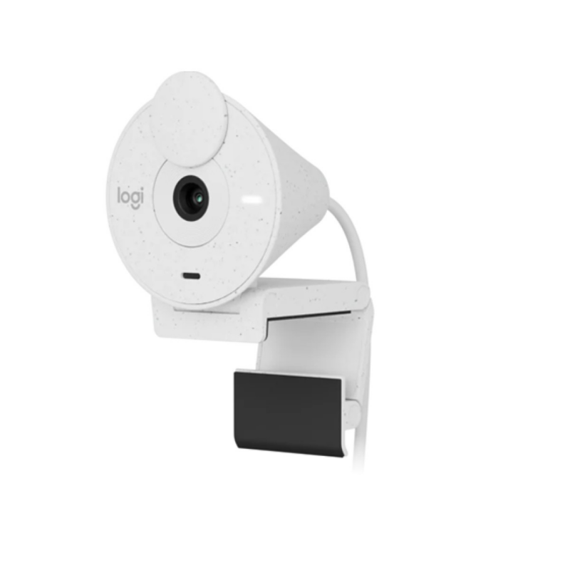 Cámara Web Fhd 1080P Logitech Brio 300 Blanco USB-C 30Fps
