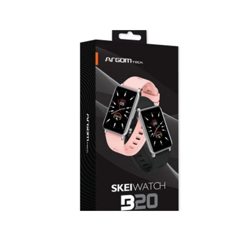 Smartwatch Argom Skeiwatch B20 Caja Aluminio Plateada Pantalla Hd 1,45"