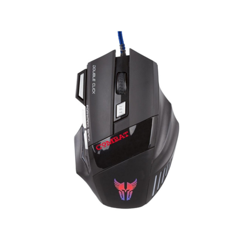 Mouse Argom USB Gamer Combat Black Arg-Ms-2042Bk