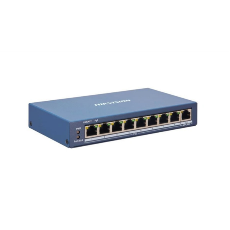 Switch Hikvision 8 Puertos Monitoreable Poe+ Hik-Partner Pro