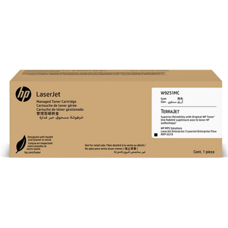 Tóner Hp W9251Mc Cyan 18.000 Páginas Para Mfp X57945Z