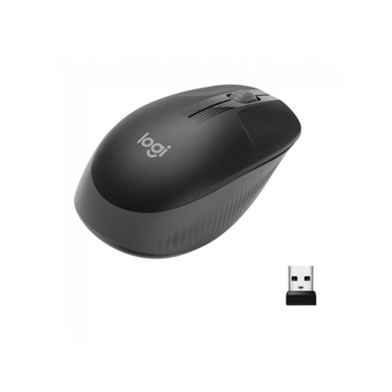 Mouse Inalámbrico Óptico Logitech M190 Negro 1000 Dpi USB