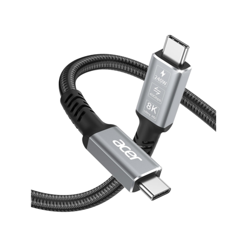 Cable Acer Thunderbolt USB4 40Gbps USB-C 8K@60Hz 6.6Ft