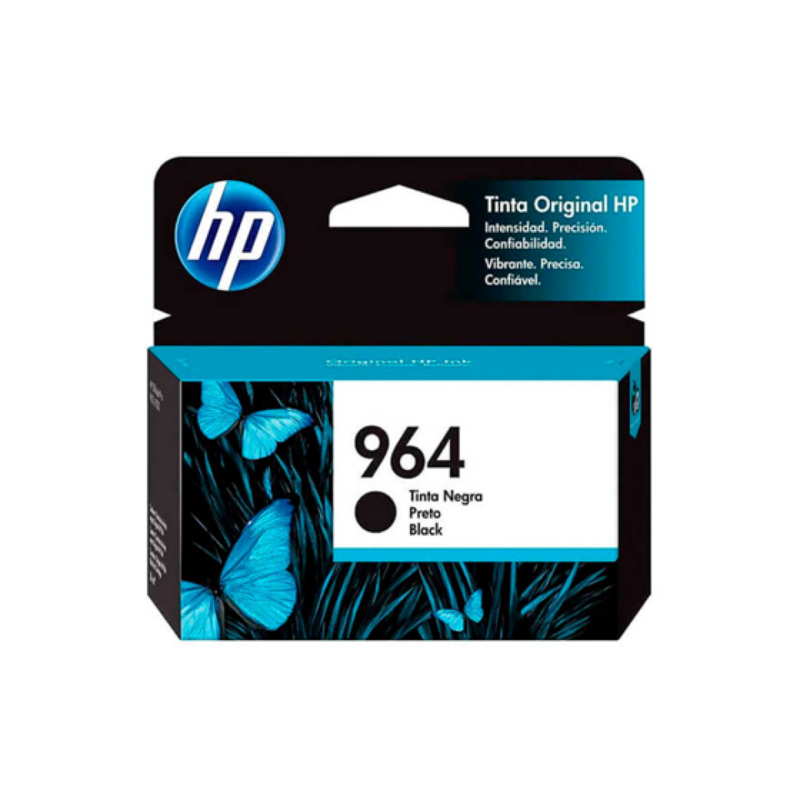 Cartucho Hp 964 3Ja53Al Negro Para Impresora Officejet Pro 9020 9010