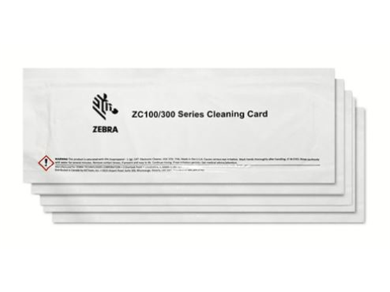 Kit De Limpieza Zebra Tarjetas Zc 100 300 Reemplaza Pn 105999-311