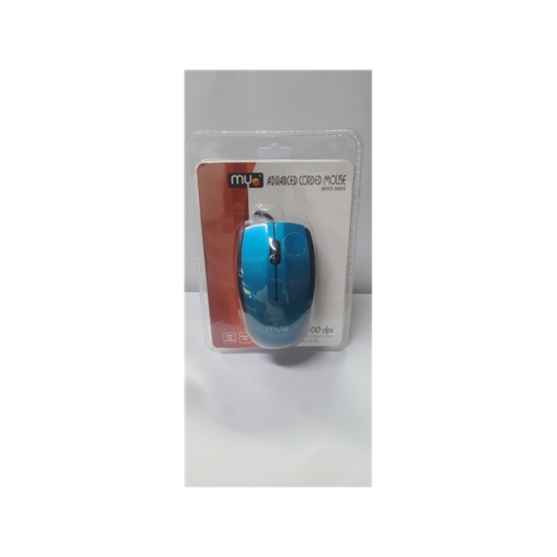 Mouse Myo Myo-3005 Blue USB Azul