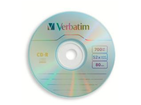 Cd-R 52X Verbatim 50 Pack Superficie Branded Spindle