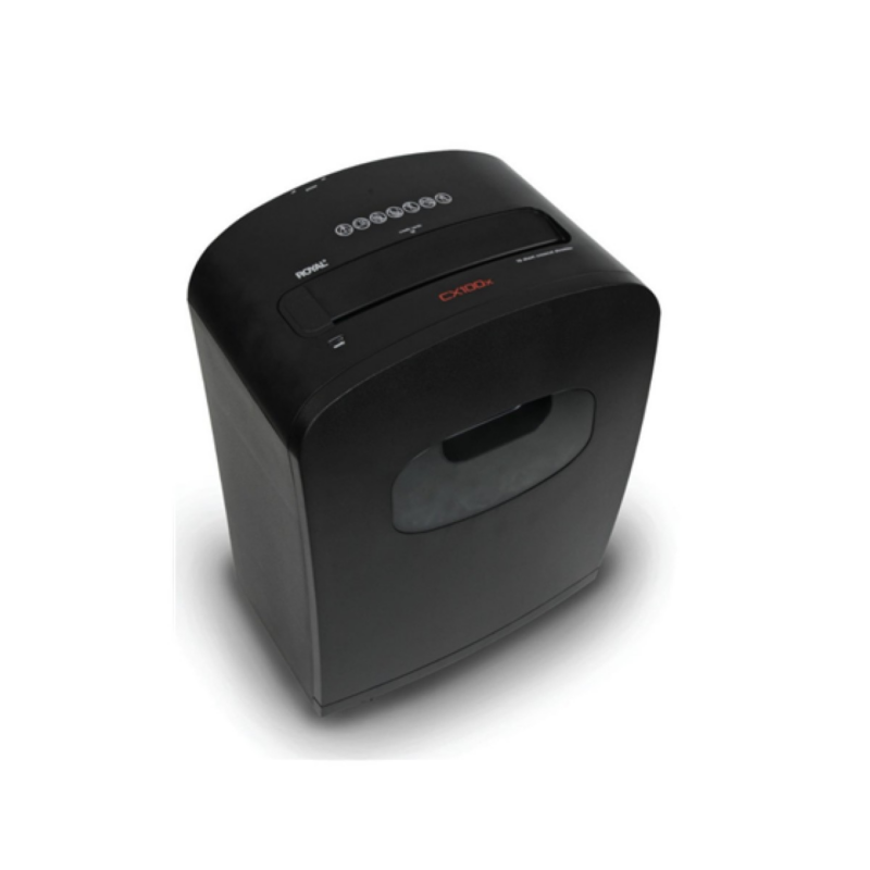 Trituradora De Papel Royal Cx100X Corte Cruzado 10 Hojas 110V