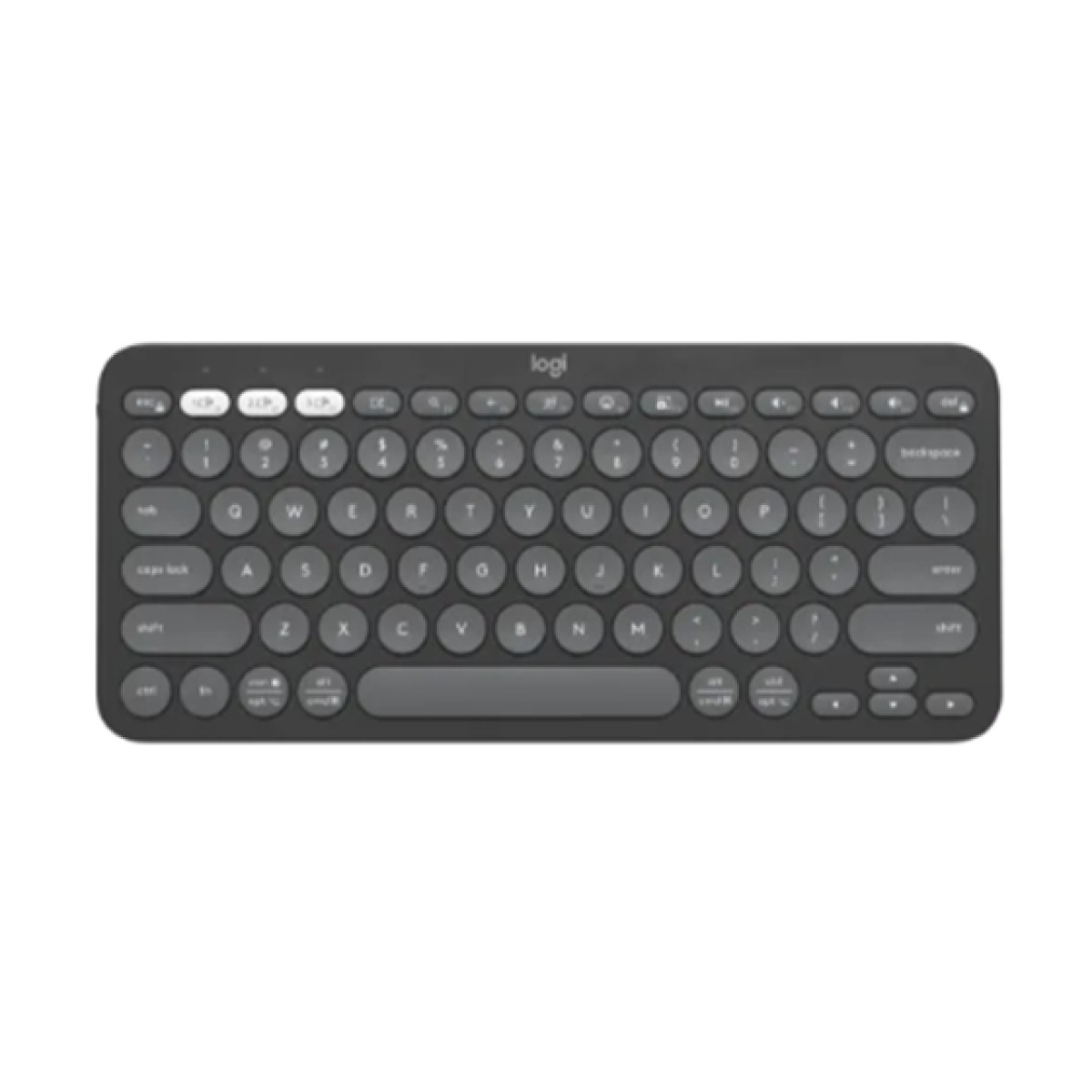 Teclado Inalámbrico Logitech Pebble Keys 2 K380S Español Grafito