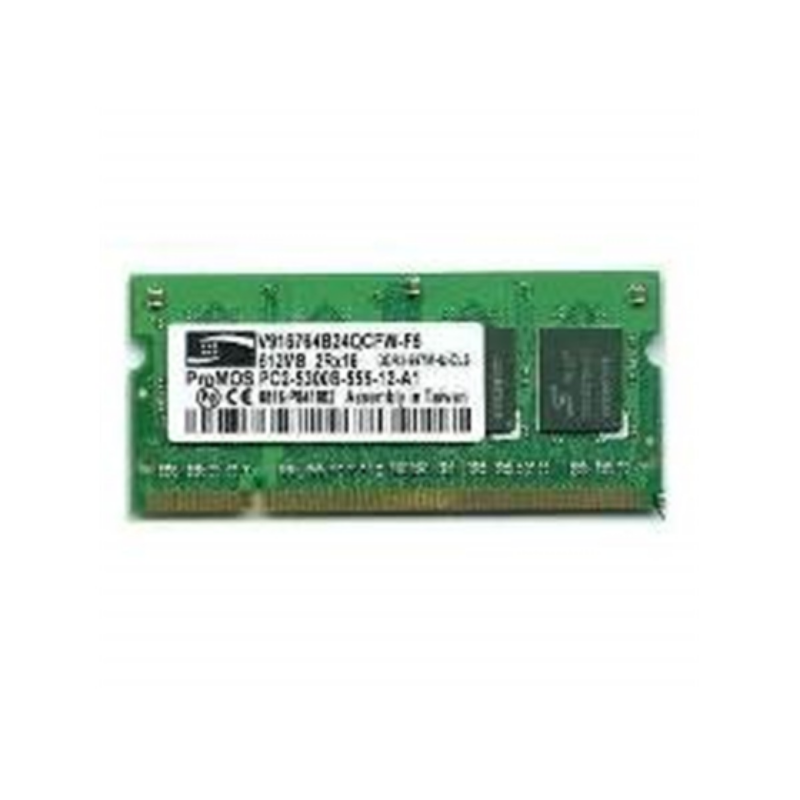 Memoria 512MB (1X512MB) Generica , P/Laptop, Ddr2, 667Mhz, PC2-5300, No-Ecc.