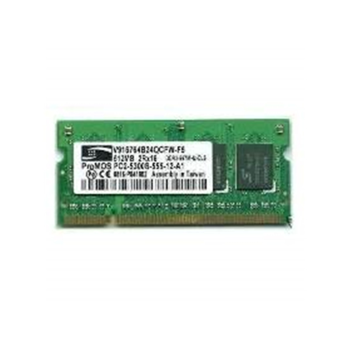 Memoria 512MB (1X512MB) Generica , P/Laptop, Ddr2, 667Mhz, PC2-5300, No-Ecc.