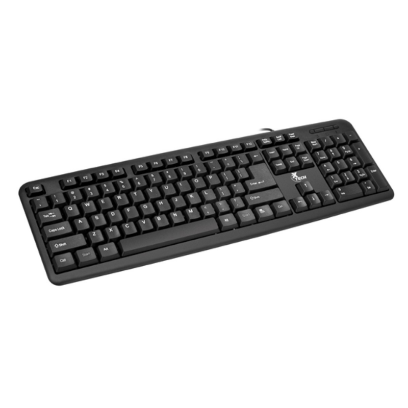 Teclado Xtech USB Estandar Negro Español Xtk-092S