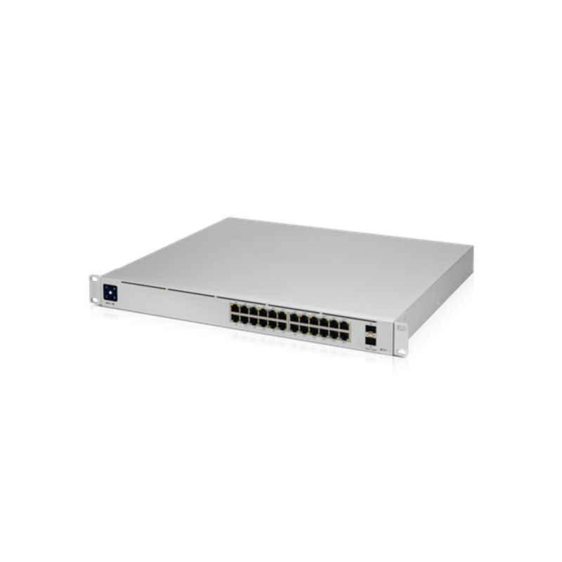 Switch 24 Puertos Poe Ubiquiti Unifi Usw-24-Poe 10/100/1000Mbps + 2 Sfp