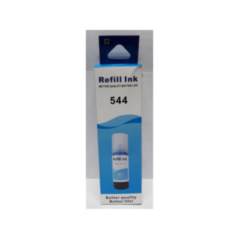 Botella De Tinta Refill Cyan Compatible Epson T544220 70 Ml