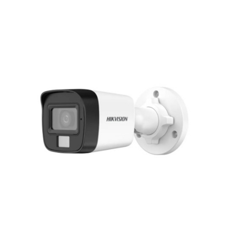 Cámara De Vigilancia Analógica Bullet Hikvision 3K Dual Light Audio Integrado