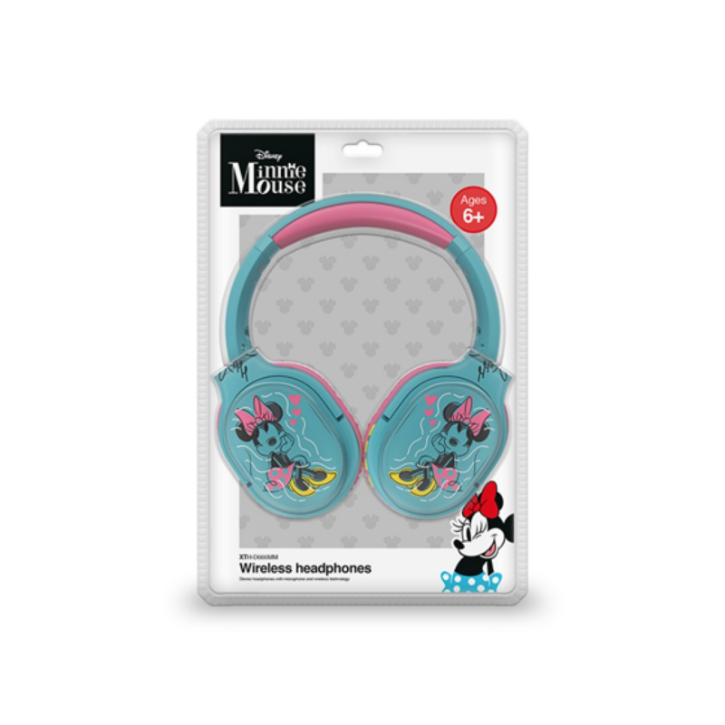 Audifono Xtech Wireless Disney Minnie Mouse Bt Y Audio Jack 3.5" 8 Horas Reproduccion