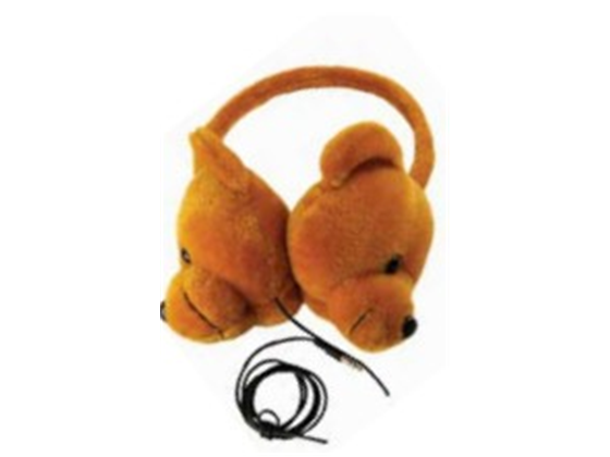 Auriculares Coby Oso Limitacion Volumen 85Db Cable Auxiliar 3.5mm