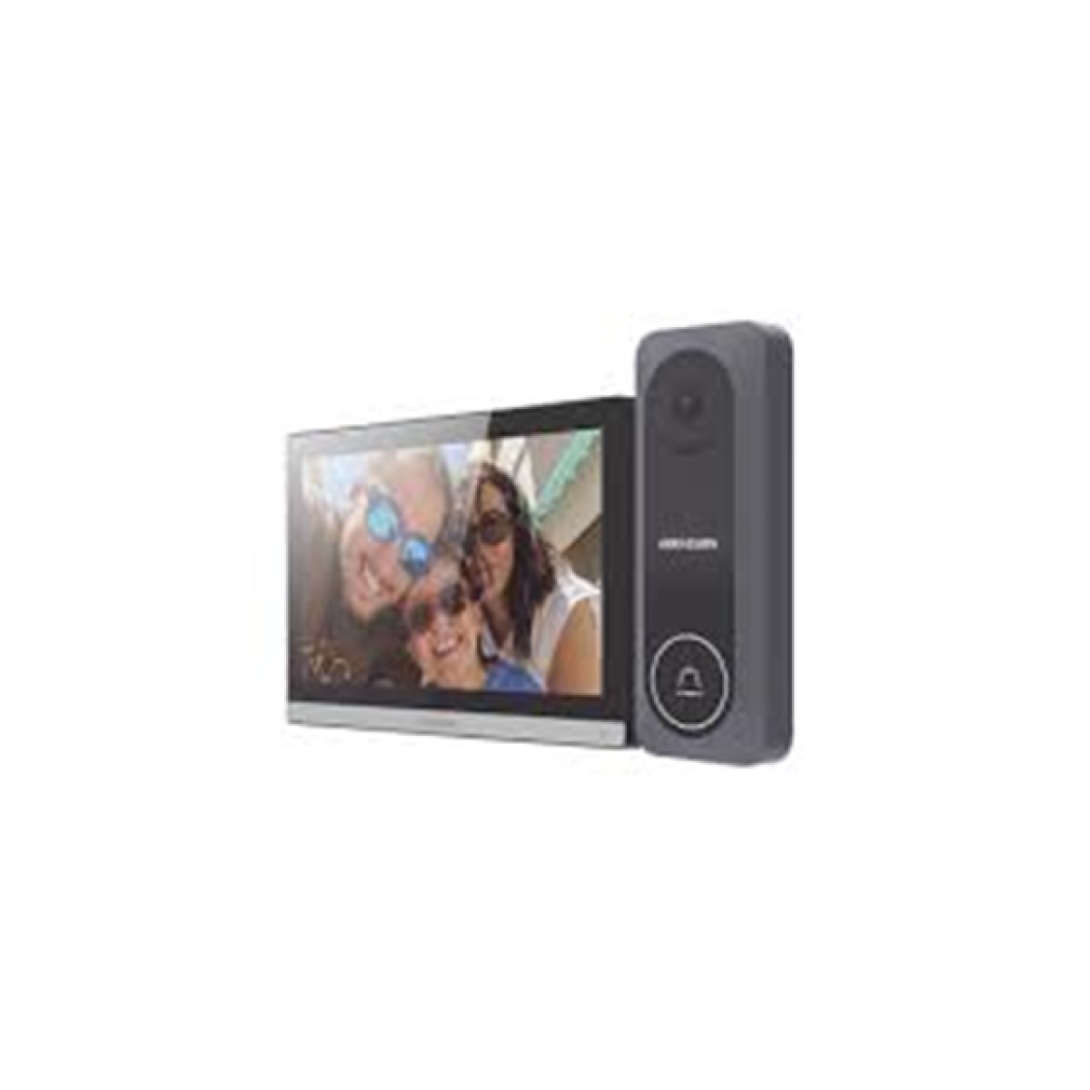 KIT DE VIDEOPORTERO TURBOHD MARCA HIKVISION, MONITOR TACTIL LCD DE 7", IP, 4 HILOS CON FUNCIÓN DE LLAMADA A APP HIK-CONNECT P2P, WIFI 2.4 GHZ Y POR 4 HILOS AL FRENTE DE CALLE, RESOLUCION DE CAMARA 1MP