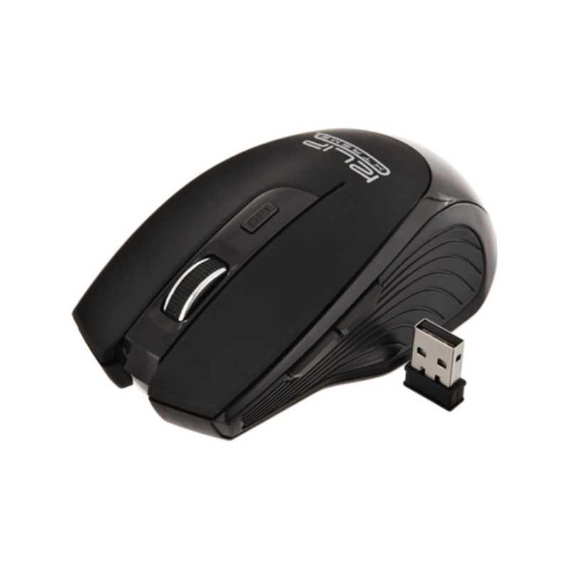 Mouse Wireless Klipx Vortex 6 Botones 2.4 Ghz, Ergonomico, Negro (Kmw-355Bk)