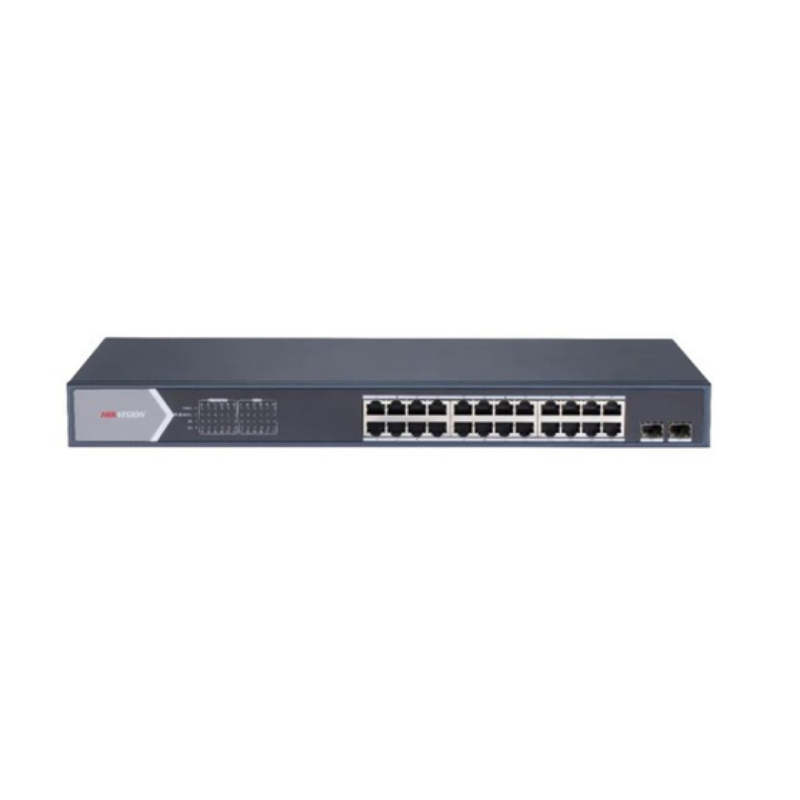 Switch Hikvision 24 Puertos Gigabit Poe 2 Sfp Gestion Capa 2