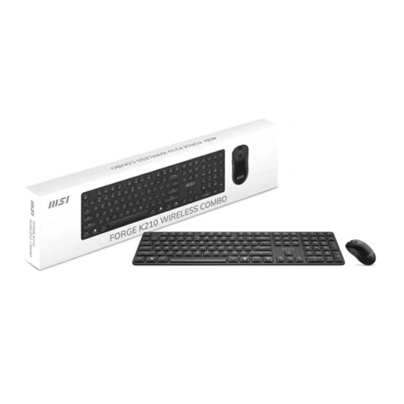 Combo Teclado Y Mouse Msi Forge K210 W Inalámbrico