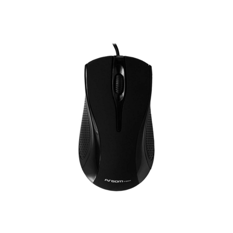 Mouse Argom USB Óptico 3 Teclas 800 Dpi Rueda Abs Negro