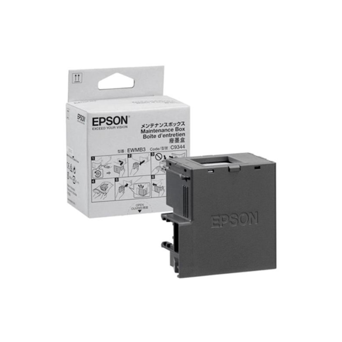 Caja De Mantenimiento Depósito De Residuos Epson C12C934461 Compatible L3350 L3560 L5590 Xp Wf