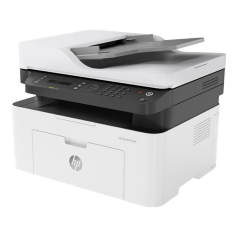 Impresora Multifuncional HP LaserJet Pro MFP M137fnw Monocromática Láser con Fax, WiFi y LAN