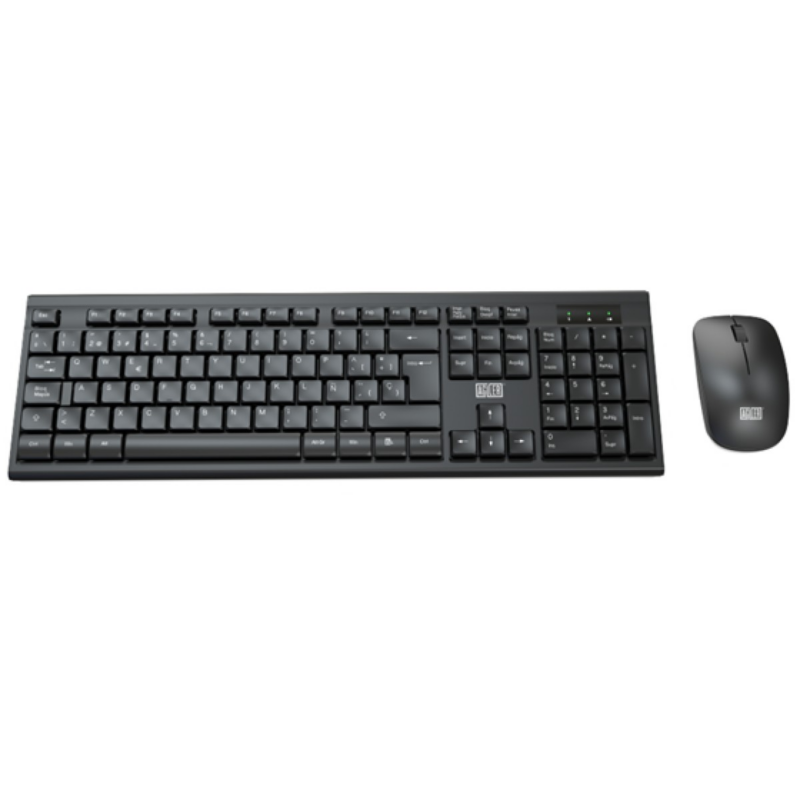 Teclado Mouse Agiler Inalambrico Español 2.4Ghz Nano Receiver