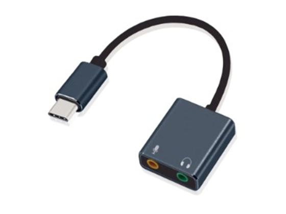 Adaptador USB Argom Tipo C A Estéreo Y Micrófono Mono