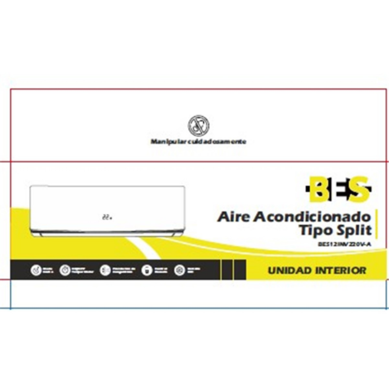 Aire Acondicionado Bes 24000 Btu Split Inverter Seer 18