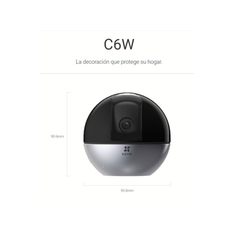 Camara Ezviz C6W Interior 2K Pan 340° Inclinacion 75°