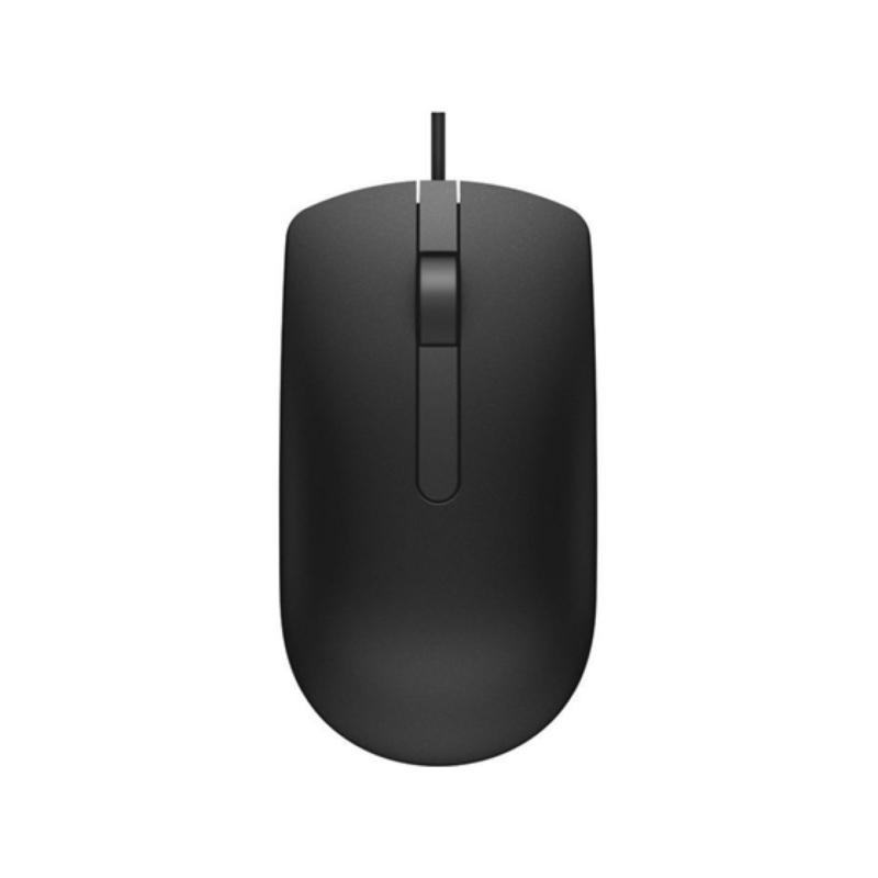 Mouse Dell MS116 Óptico con Cable USB 1000 DPI Negro