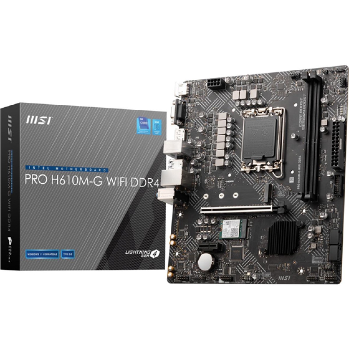 Placa Madre MSI PRO H610M-G DDR4 LGA1700 Micro-ATX