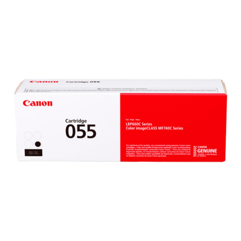 Toner Canon Cartridge 055 Negro Original Láser 1500 Páginas