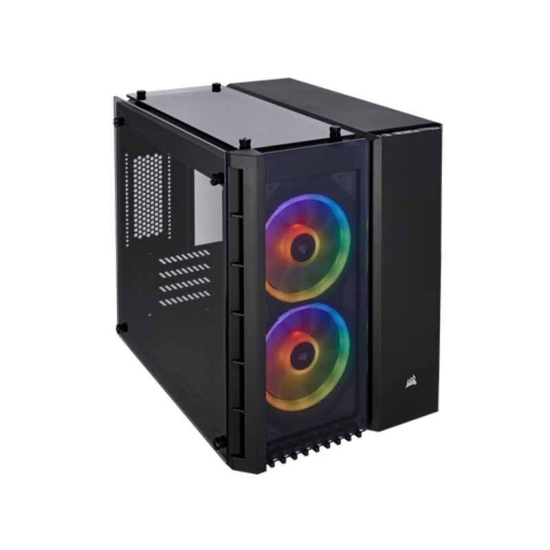 Case Corsair Cristal 280X RGB Micro Atx Panel Cristal Templado