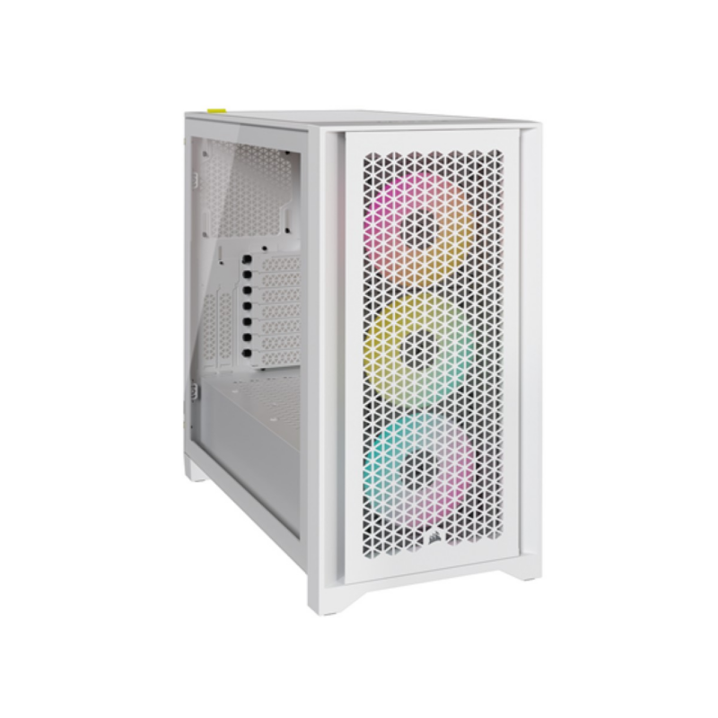 Case Gamer Airflow Blanco Corsair Icue 4000D Rgb Mid-Tower Atx