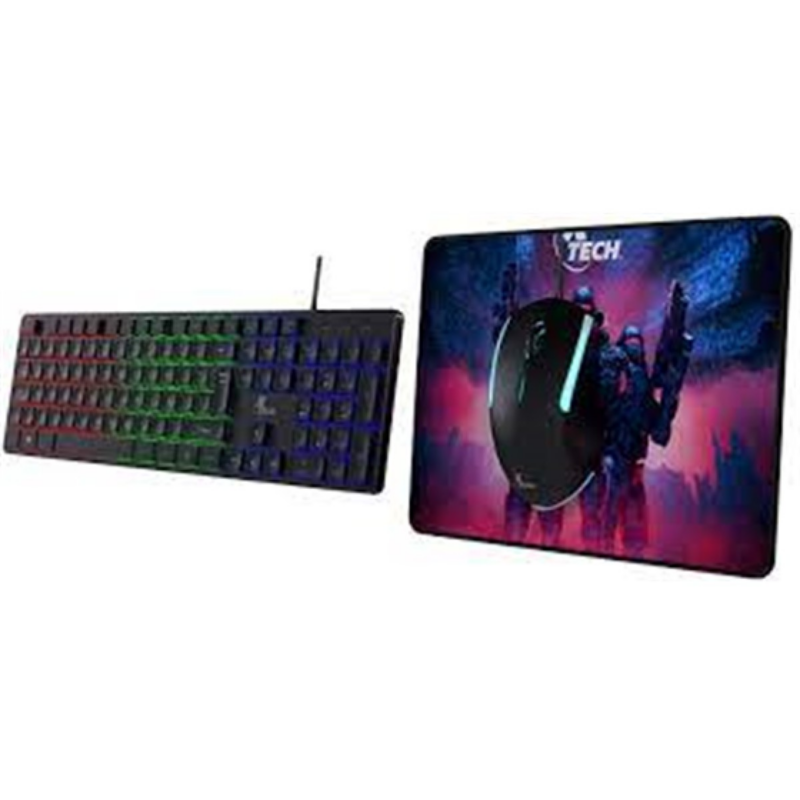 Combo Teclado Y Mouse Xtech XTK-535S Con Iluminación