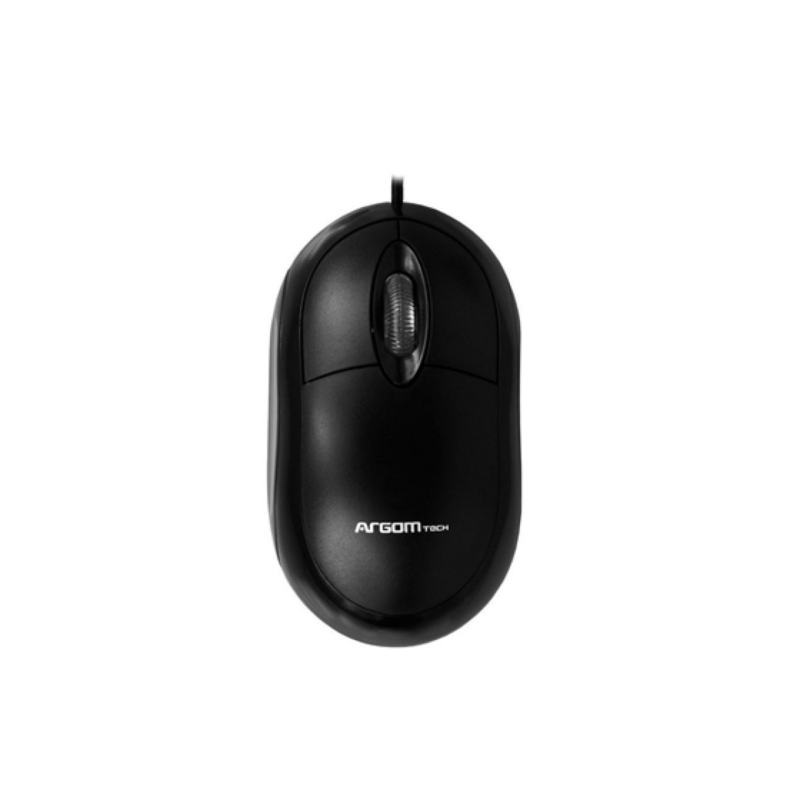 Mouse Argom USB Diseño Ergonómico Resolución 800 Dpi
