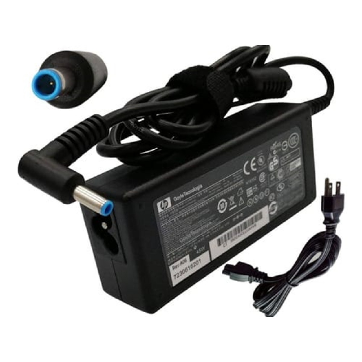 Cargador para Laptop HP, Plug Fino, 19V 3.34A 65W