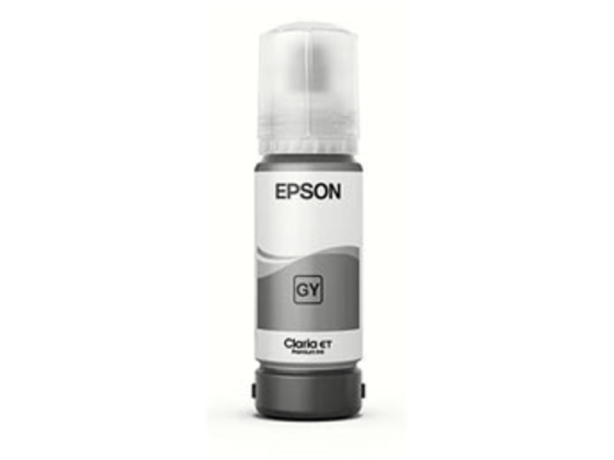 Botella De Tinta Epson 555 Gris 65Ml Para Impresora L8180