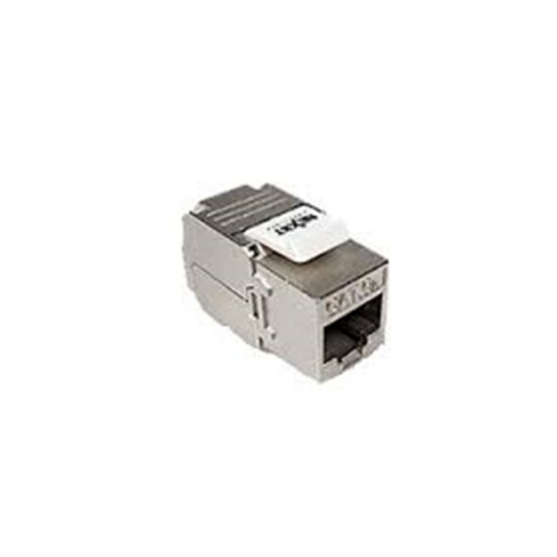 Jack Mini Keystone Nexxt Cat6A Toolless, Metálico, Tipo 110 Blindado (Naw-Ksto6Asl)
