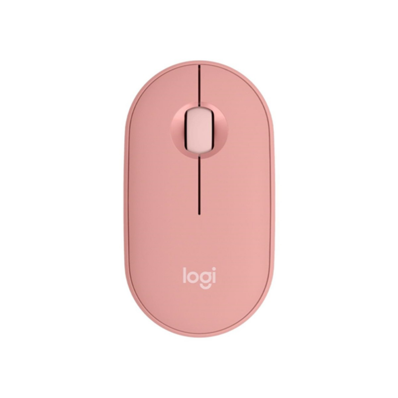 Mouse Inalámbrico Logitech Pebble M350S Óptico Bluetooth Rosa