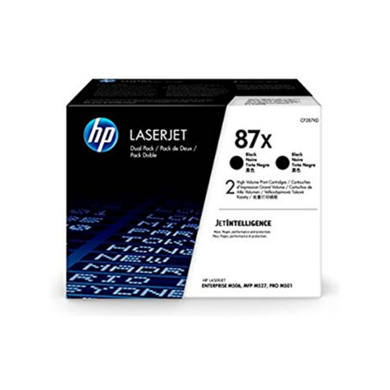 Tóner Hp 87X Negro Cf287X Para Laserjet M506 M527 M501N