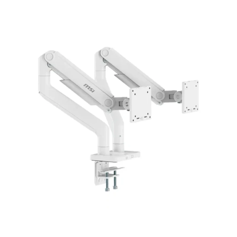 Soporte Dual Msi Mag Mt201Dw Blanco Para Monitores De 17 A 45 Pulgadas