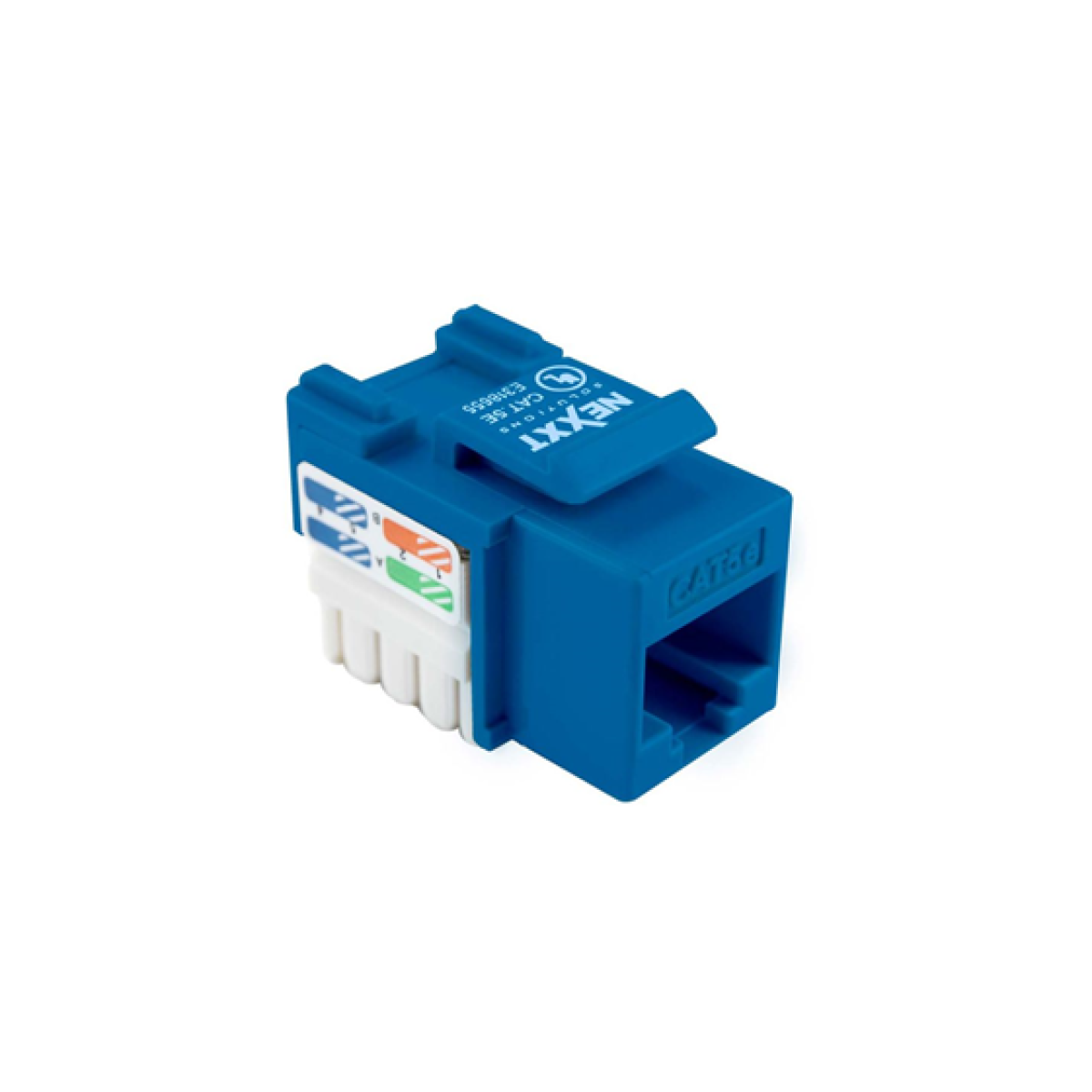 Jack Mini Keystone Nexxt Cat5E Azul Tipo 110