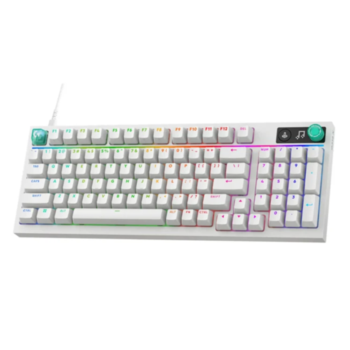 Teclado Compacto Logitech G316 X 98 8K Blanco