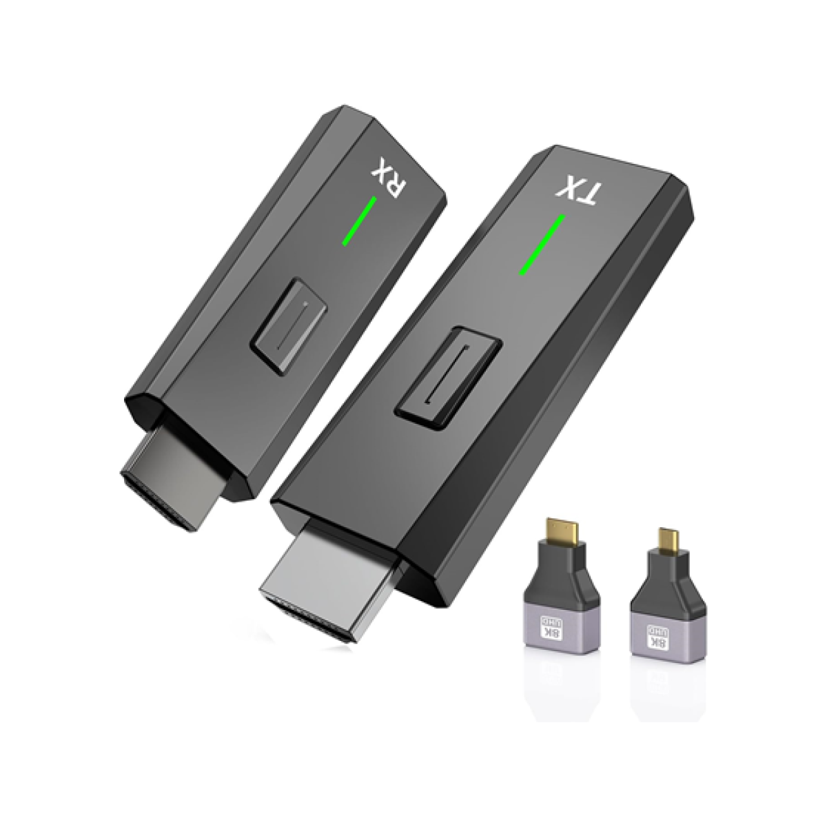 TRANSMISOR Y RECEPTOR DE VIDEO HDMI WIRELESS KVZOO, 4K / 1080P, 2.4GHZ / 5.0GHZ HASTA 328FT