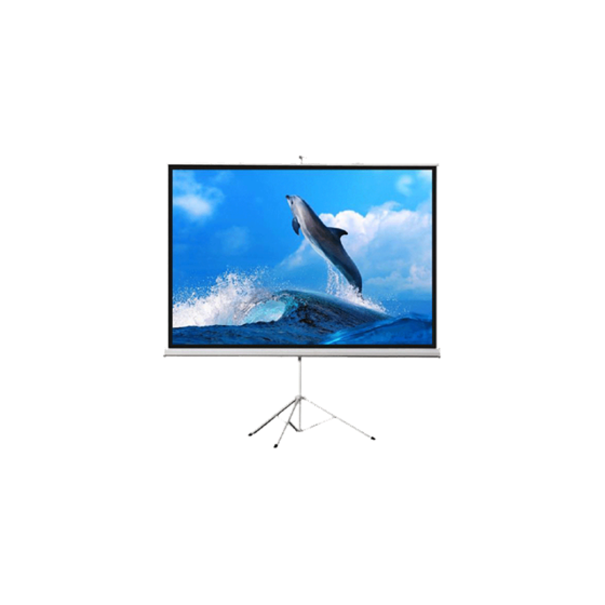 Pantalla Para Proyector Con Trípode Myo 86" 4:3 Blanca Myo-Trip86
